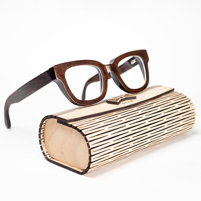 Lightweight Wooden Glasses Frame - Prescription, Reading and Blue Light Blocking Glasses image 11
