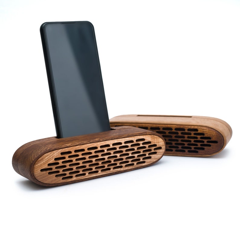 Cellphone Speaker Charging Station, Phone Stand Docking Station, Birthday Gift for Husband image 1