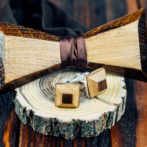 Noeud papillon en bois Noeud papillon en bois Mariage Noeuds papillon en bois Noeud papillon bois