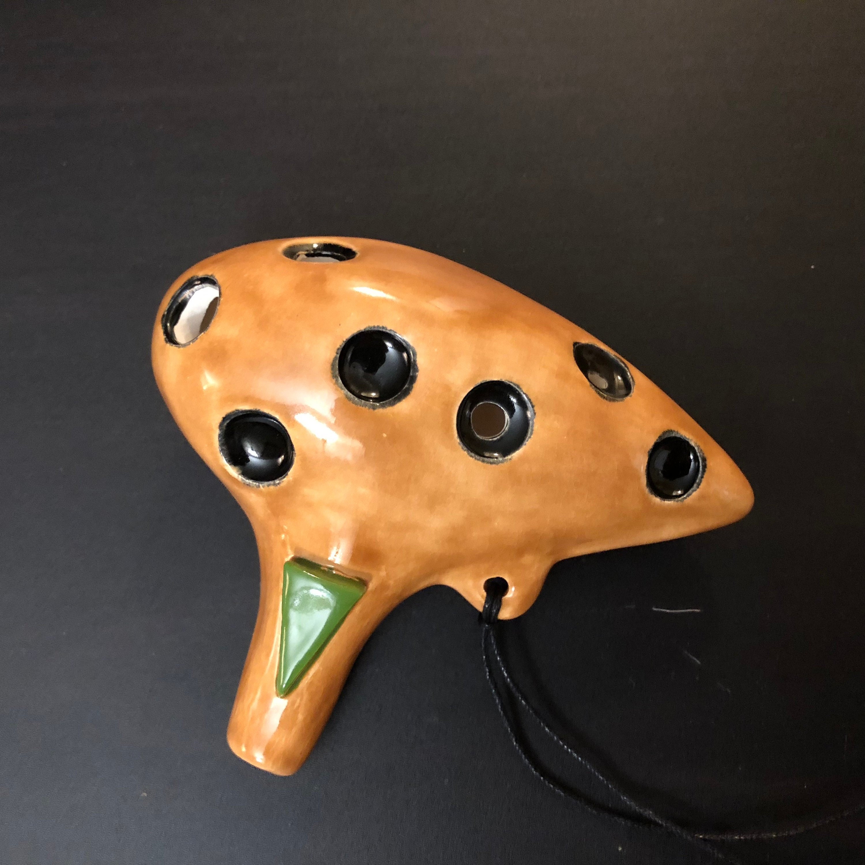 Zelda Ocarina of Time Fairy replica Playable pendant ocarina Etsy