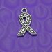 Puzzle Piece Ribbon Charm Autism Awareness Fashion Jewelry Create Your Own Necklace Bracelet or Earrings DIY Accessories For A Cause