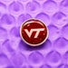 Virginia Tech Hokies Snap Charm Create Your Own Snap Charm Bracelets NCAA Team Logo DIY Accessories Interchangeable Snap Officially Licensed