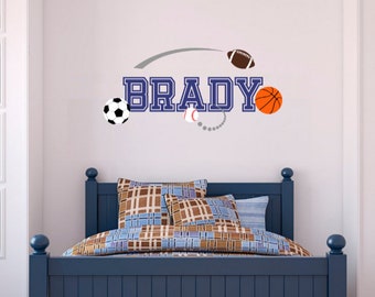 sports wall decor for nursery