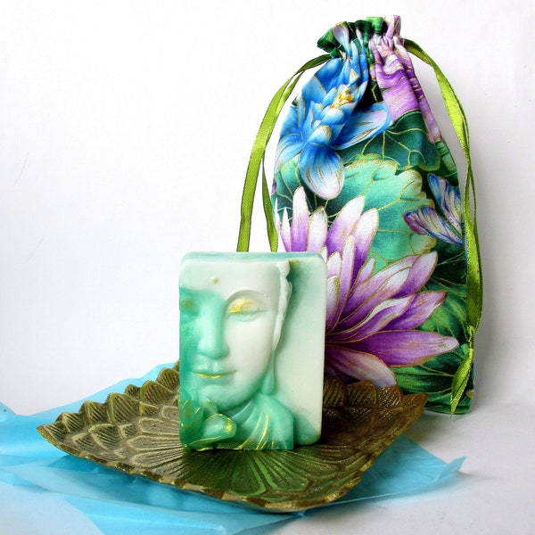 Geschenkset  Designer-Seife "Jade-Buddha"