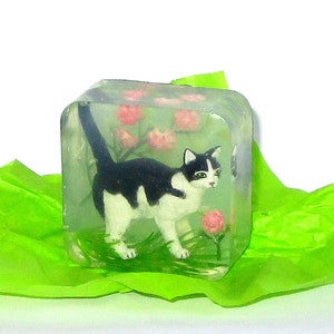 Rarity designer soap My cat's name is Mohrle... with gift service option image 5