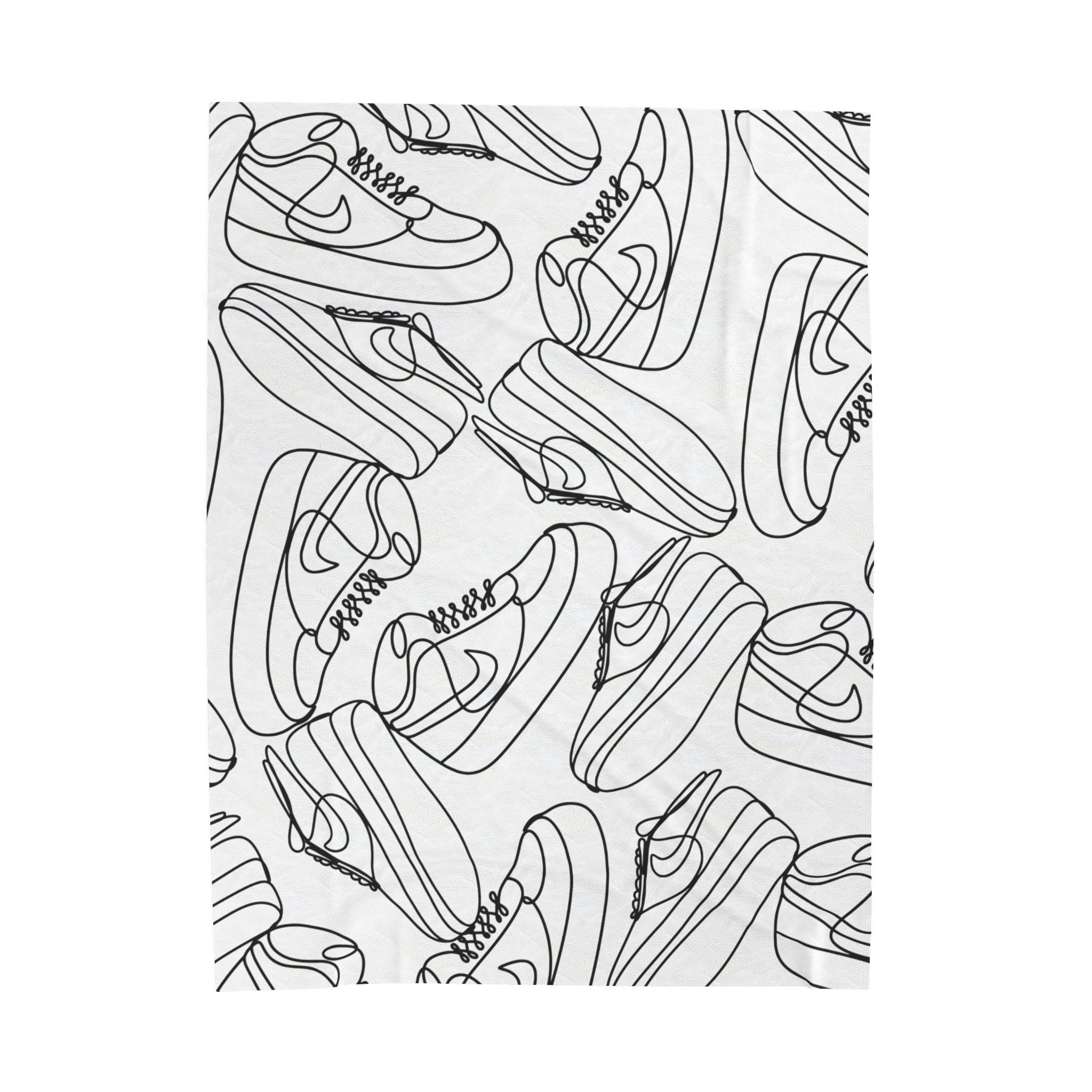 Sneakerhead Blanket, Sneaker Throw Blanket