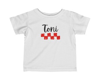 Camiseta croata de punto fino para bebé