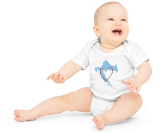 Kroatische Baby Bio-Kurzarm-Body