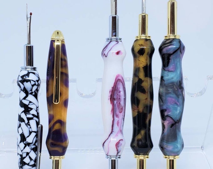 Featured listing image: Handcrafted Acrylic Double End and Single End Seam Rippers