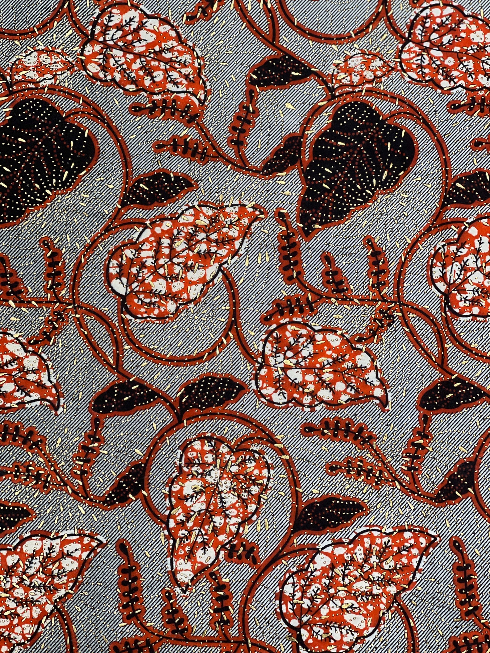 Ankara fabric Gold embossed Ankara African Material Hot Etsy