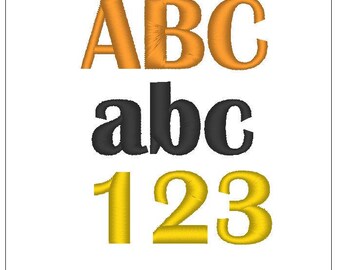 Britannic Bold font 1 inch embroidery pattern download for Machine Embroidery 4X4 hoop
