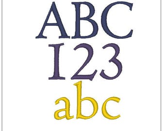 Centaur font 1 inch embroidery design monogram pattern download for Machine Embroidery 4X4 hoop