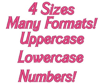 Barbie font embroidery patter ndownload for Machine Embroidery 4X4 hoop