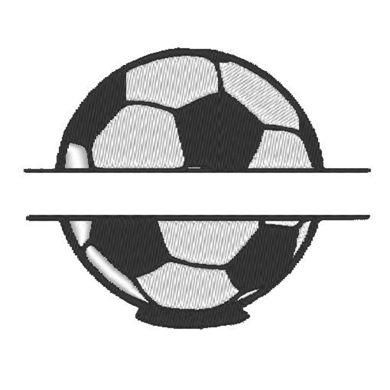 Soccer ball foot ball split design jessecmault pattern 4 inch  etsy