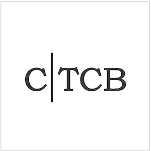 May include: Black and white logo with the text "C|TCB"