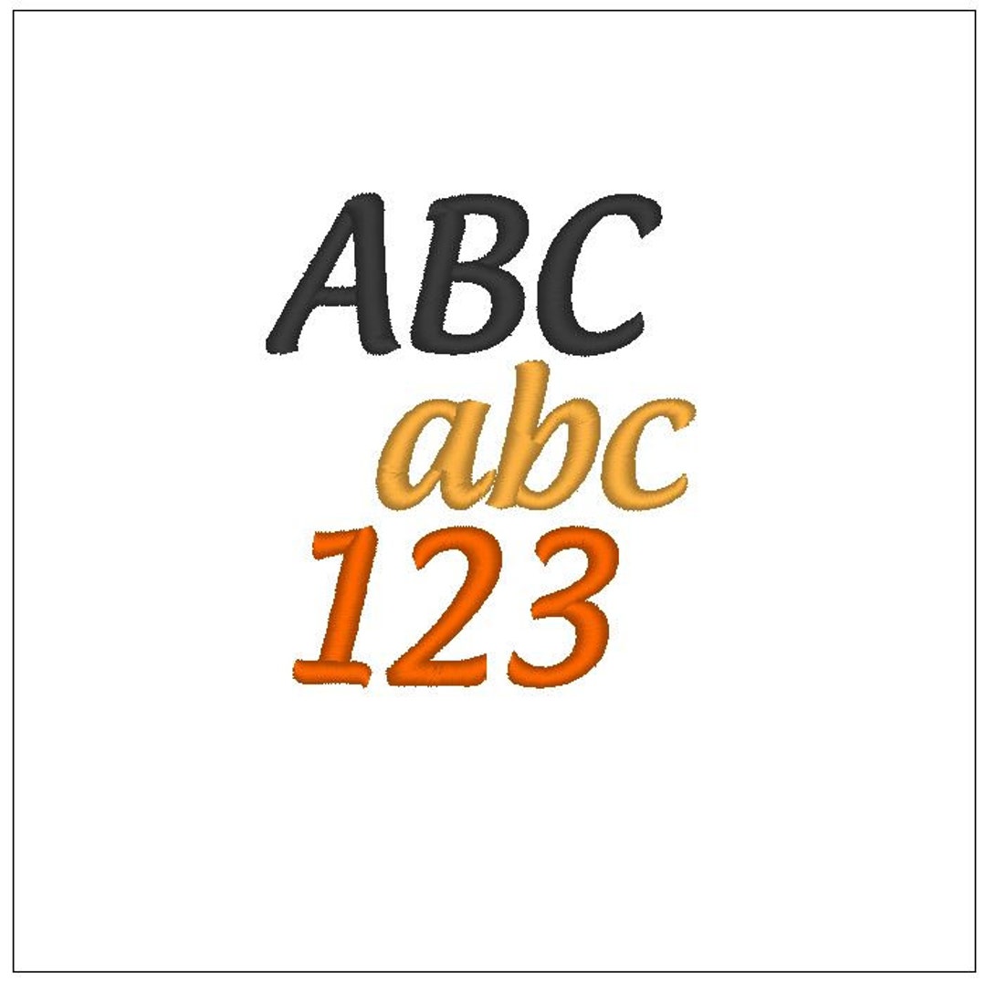 Androgynous Lettering Androgyne Font 1 Inch **BX** Embroidery Pattern Download for Machine ...