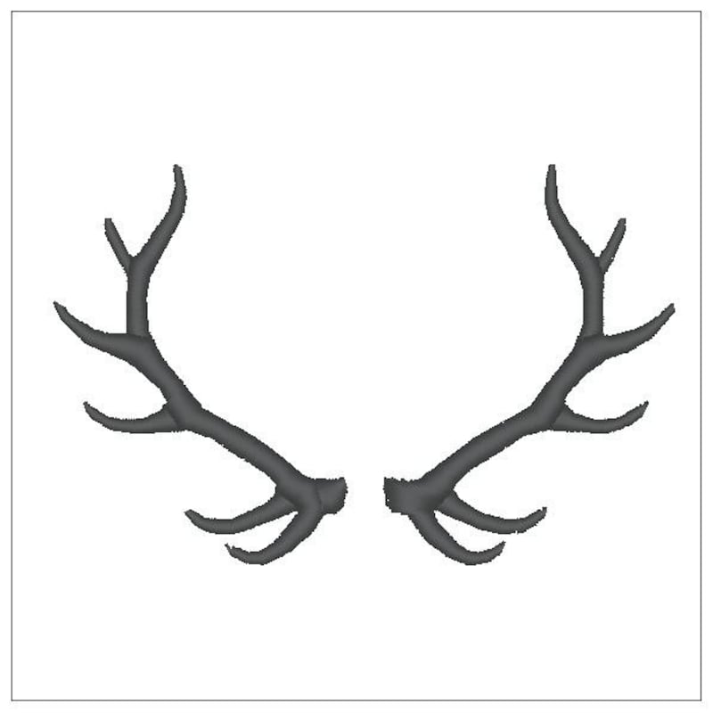 Antler Monogram - Etsy