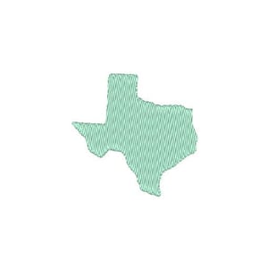 Texas state embroidery pattern 4 sizes: 4, 3, 2 and 1 inch download for Machine Embroidery for 4X4 hoop