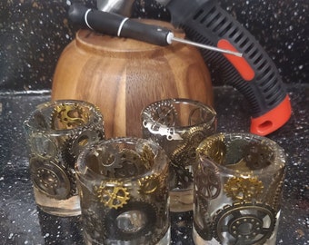 Kieliszek do shotów z żywicy zębatej