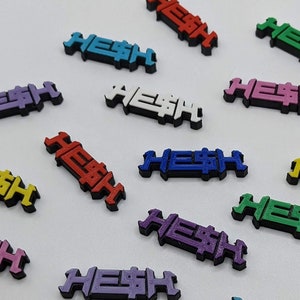 Hesh Custom Kandi Beads - Pick Your Colors - Plastic - Pony Beads - Rave Beads - Unique Beads