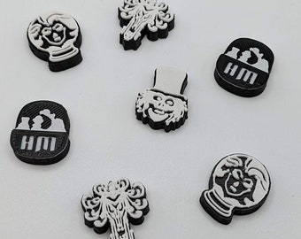 Haunted Mansion Themed Plastic Beads - Madame Leota - Foolish Mortals - Jewelry Beads - Pony Beads