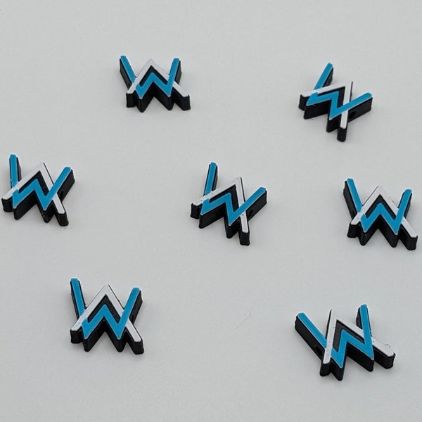 Alan Walker Faded Inspired Kandi Beads - Plastic Beads for Jewelry Making - 3D Printed - Pony Beads