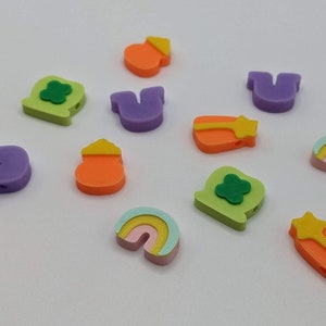 Lucky Charms Beads - Beads for Good Luck - Custom Bead for Jewelry Making