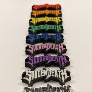 Svdden Death Kandi Beads - 3D Printed - Pony Beads