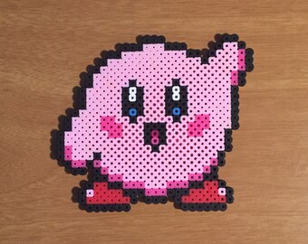 Kirby Perler Bead Character Nerdy Collectible Pixel Art - Etsy Norway