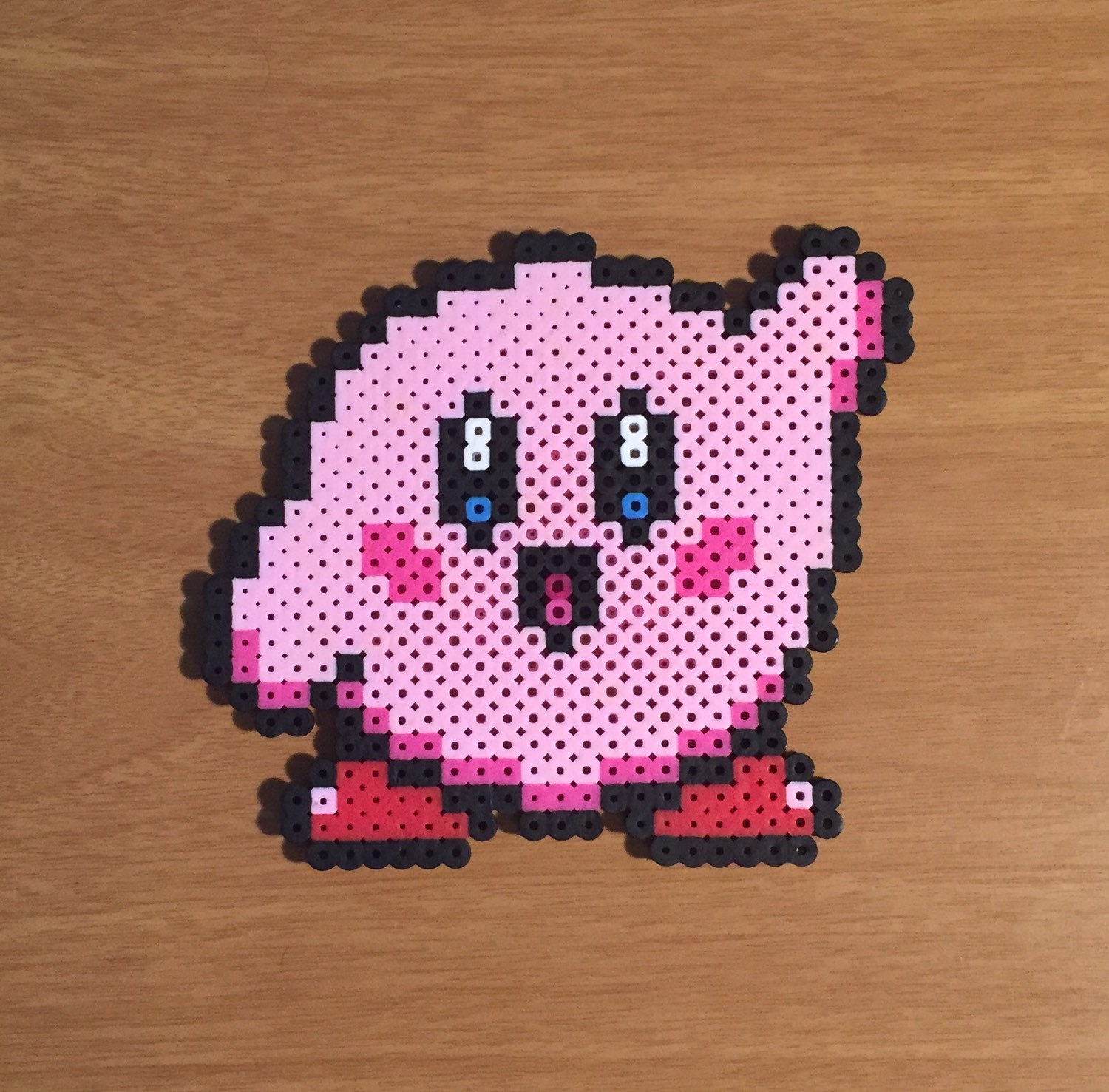 Kirby Perler Bead Personnage de collection Nerdy Pixel Etsy France
