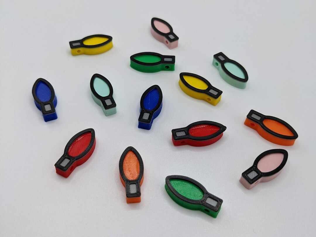 Christmas Light Beads Xmas Lights Pony Beads Plastic Beads Christmas