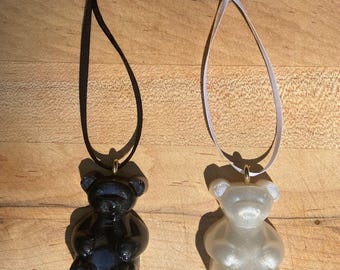Black/White Gummy Bear Ornament