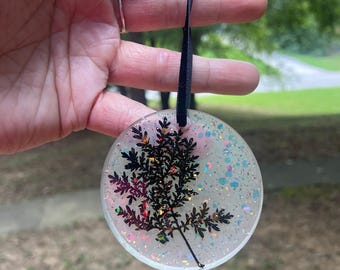 Sparkle Flower Ornaments, Christmas Ornament