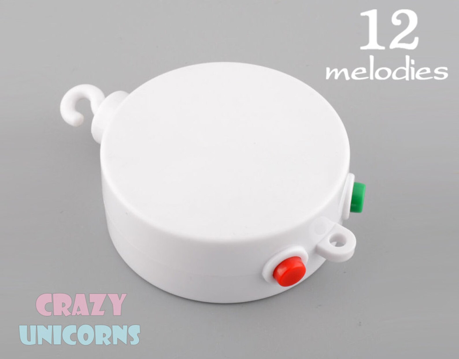 12 Melodies Windup Baby mobile music box Mobile addon Rotary Etsy