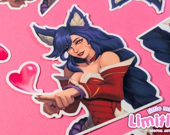 Ahri League of Legends | Vinyl Laminated Sticker