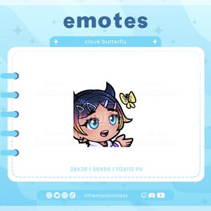 Clove Valorant Emote | Custom Twitch, Youtube & Discord Emotes | Stream Emotes