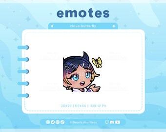 Clove Valorant Emote | Custom Twitch, Youtube & Discord Emotes | Stream Emotes