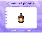 Lantern Twitch Channel Point | Cozy Light Emote Icon | Stream & Discord Reward