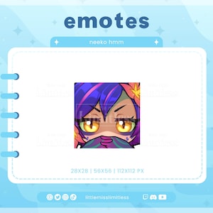 Neeko Hmm League of Legends Emote | Custom Twitch/Discord/Youtube Emotes | Stream Emotes