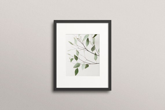 Eucalyptus Print Fine Art Photography Abstract Art | Etsy