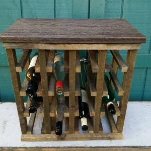 Personalized Wine Rack- Rustic Wood Wine Display - 5 Bottle - Unique  Wedding Gift - 5th Anniversary Gift- Holiday Wine Accessories — Rusticcraft