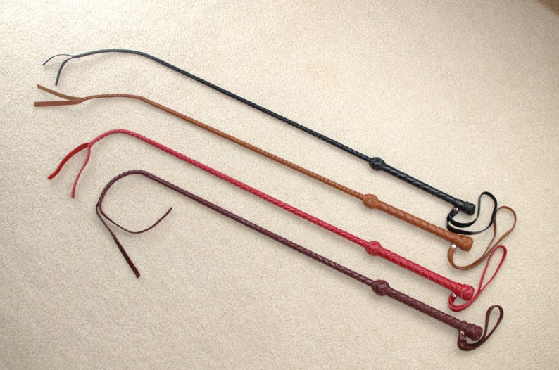 Riding Crop Whip Premium Leather 35 inches Etsy