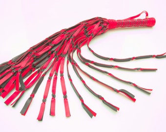 Flogger DREADLOCKS Full-size Premium Leather — 38 tails.