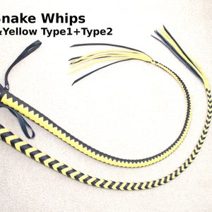 Snake Whip Premium Leather 40 inches. image 9