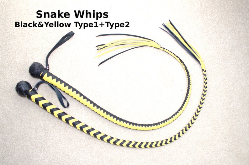 Snake Whip Premium Leather 40 inches. image 9