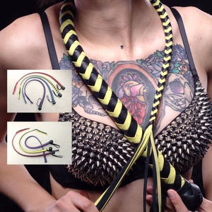 Snake Whip Premium Leather 40 inches. image 1