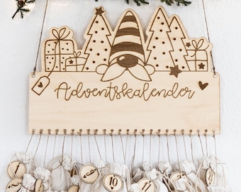 Calendrier de l'Avent et boîte découpés au laser SVG, DXF, PNG