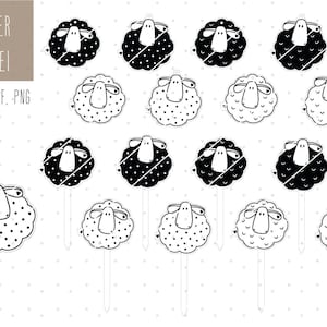Ciondolo in lana di pecora tagliato al laser e spina floreale SVG, DXF, PNG