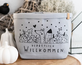 Plotter template Autumn Fox SVG, DXF