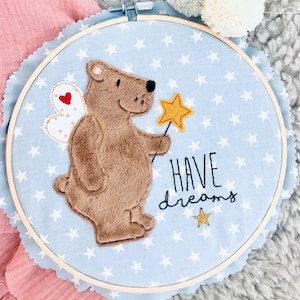 Embroidery file Have Dreams Bear 16x26 (6&quot;x10&quot;)